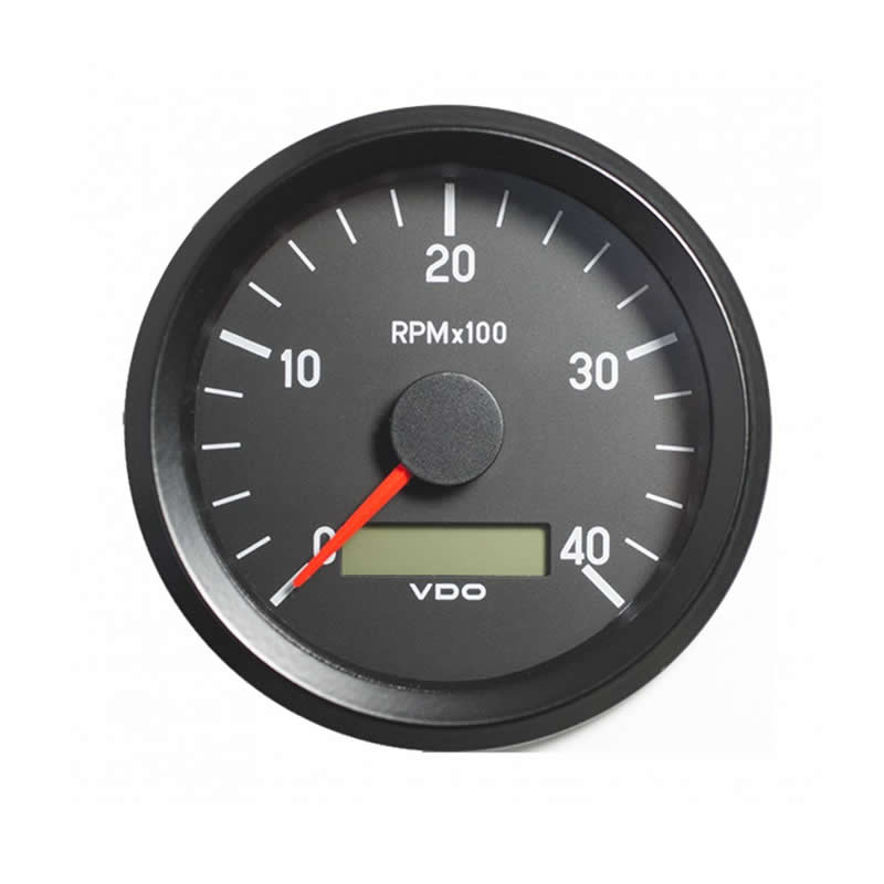 VDO Cockpit International Tachometer 4.000 gauge